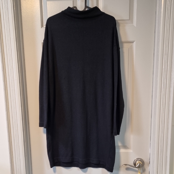 Uniqlo | Black Mock Turtleneck Sweater Dress - Picture 2 of 4